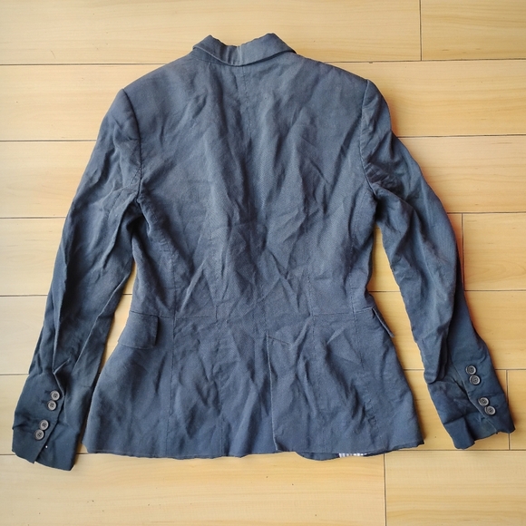 Zara boyfriend blue navy blazer Small - Picture 4 of 12